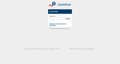 Desktop Screenshot of myashton.com